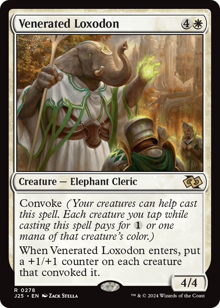 Venerated Loxodon [Foundations Jumpstart] | Enigma On Main