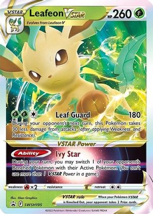 Leafeon VSTAR (SWSH195) [Sword & Shield: Black Star Promos] | Enigma On Main