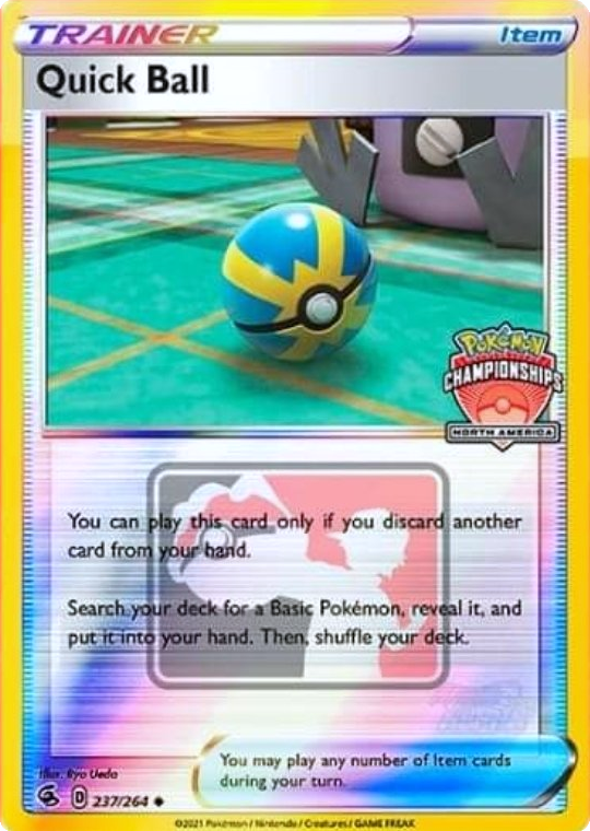 Quick Ball (237/264) (North America Championships Promo) [Sword & Shield: Fusion Strike] | Enigma On Main