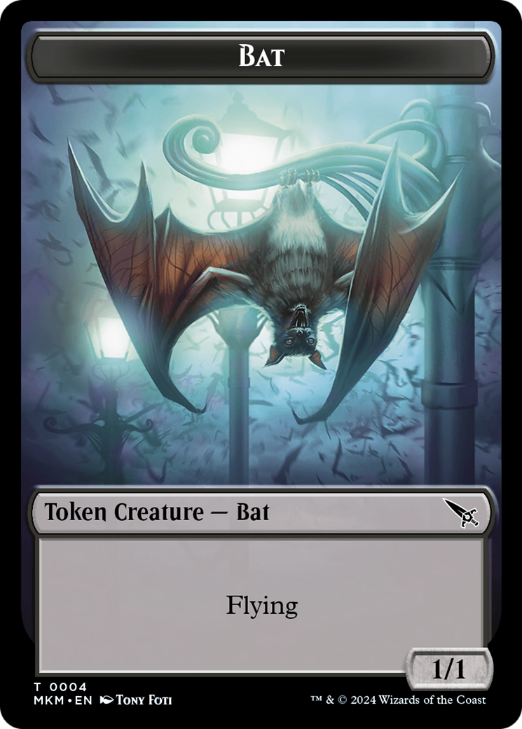 Thopter (0020) // Bat Double-Sided Token [Murders at Karlov Manor Tokens] | Enigma On Main