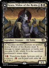 Ayara, Widow of the Realm // Ayara, Furnace Queen (Showcase Planar Booster Fun) [March of the Machine] | Enigma On Main