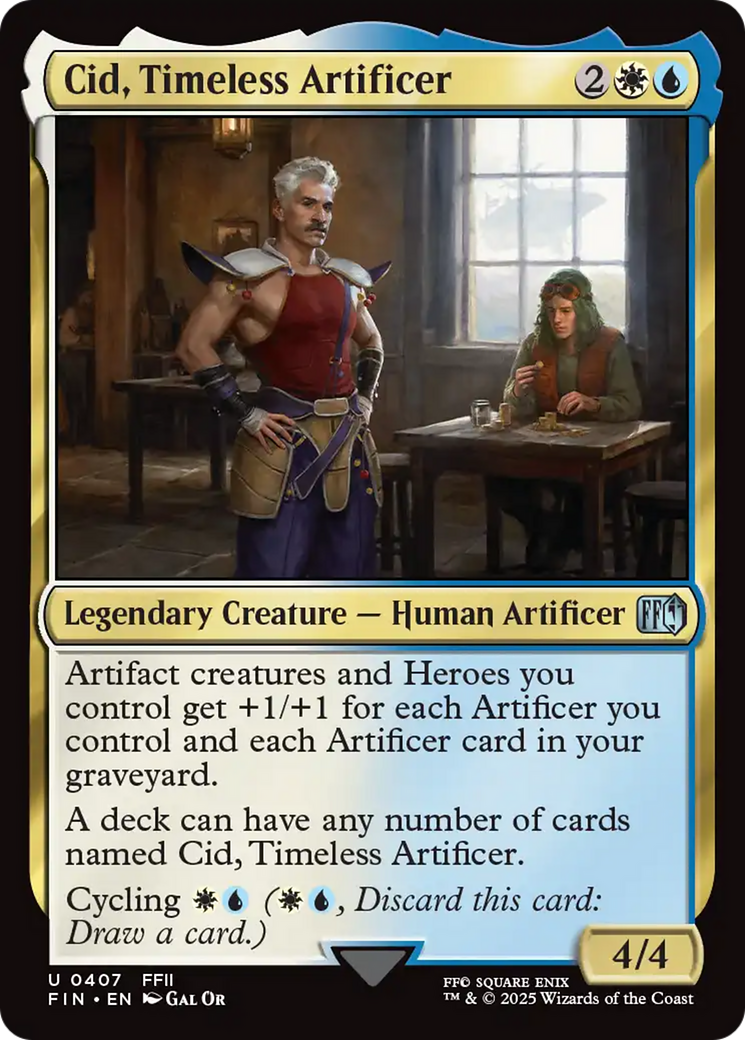 Cid, Timeless Artificer (0407) [FINAL FANTASY] | Enigma On Main