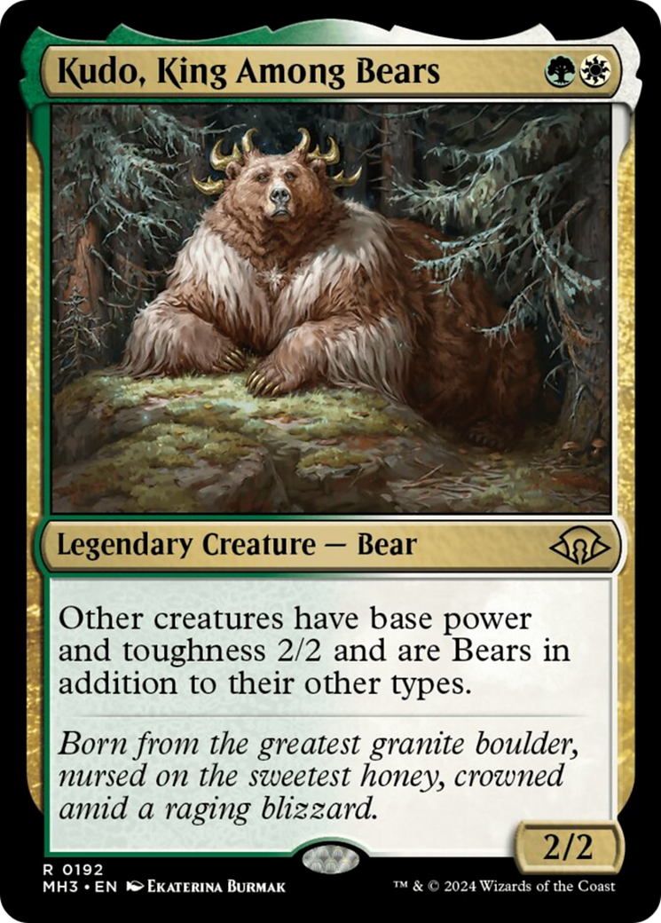 Kudo, King Among Bears [Modern Horizons 3] | Enigma On Main