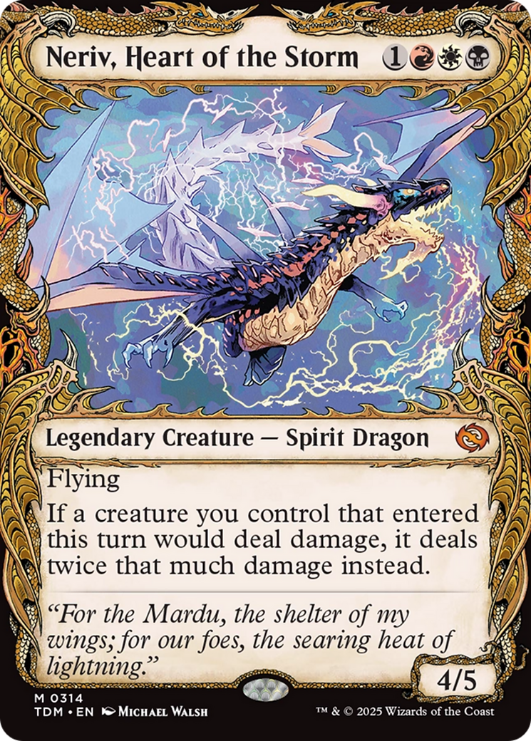 Neriv, Heart of the Storm (Showcase) [Tarkir: Dragonstorm] | Enigma On Main
