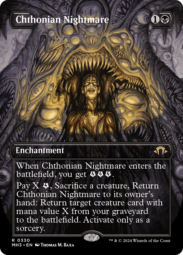 Chthonian Nightmare (Borderless) [Modern Horizons 3] | Enigma On Main