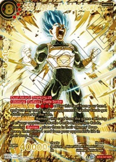 SSB Vegeta, Unbridled Power (God Rare) (BT16-147) [Tournament Promotion Cards] | Enigma On Main