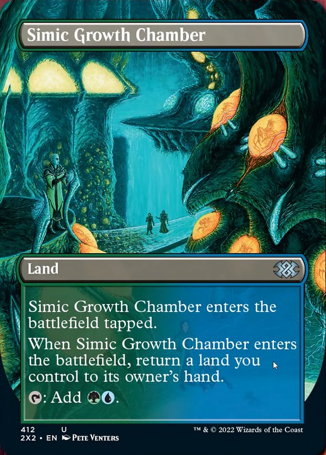 Simic Growth Chamber (Borderless Alternate Art) [Double Masters 2022] | Enigma On Main