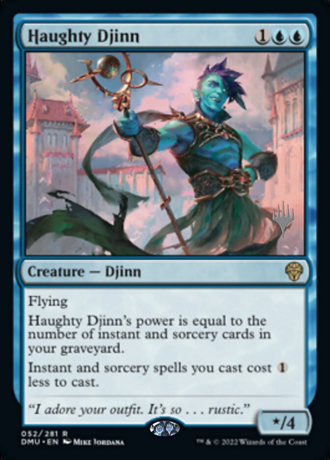 Haughty Djinn (Promo Pack) [Dominaria United Promos] | Enigma On Main