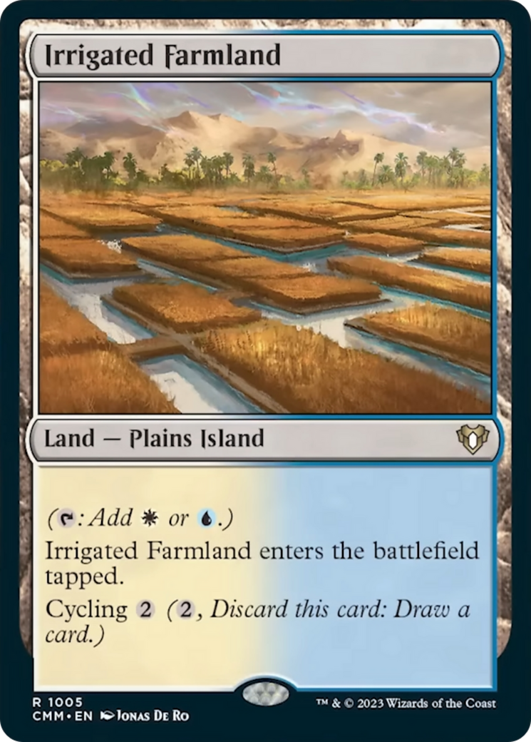 Irrigated Farmland [Commander Masters] | Enigma On Main