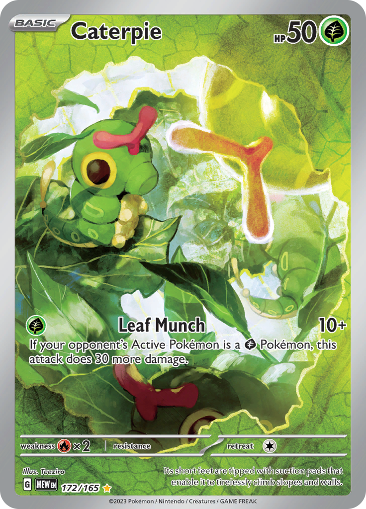 Caterpie (172/165) [Scarlet & Violet: 151] | Enigma On Main