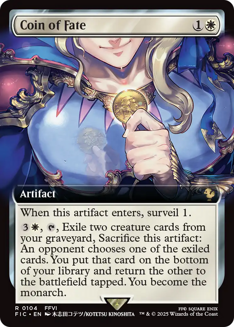 Coin of Fate (Extended Art) [FINAL FANTASY Commander] | Enigma On Main