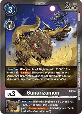 Sunarizamon [P-033] (Gift Box 2022) [Promotional Cards] | Enigma On Main