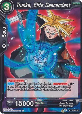 Trunks, Elite Descendant (BT10-130) [Rise of the Unison Warrior 2nd Edition] | Enigma On Main