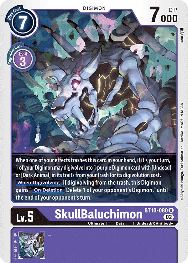 SkullBaluchimon [BT10-080] [Xros Encounter] | Enigma On Main