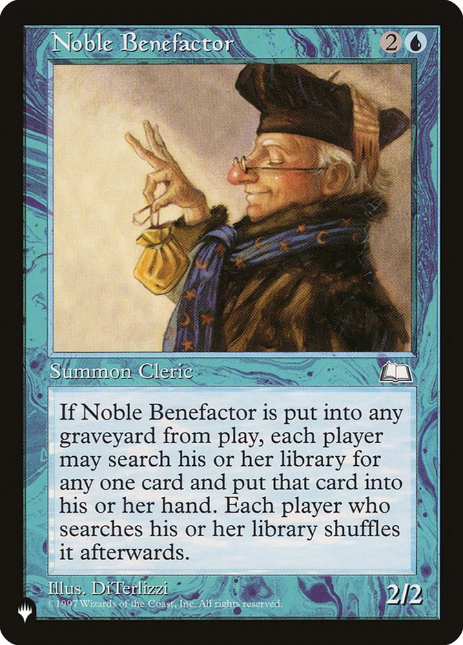 Noble Benefactor [The List] | Enigma On Main