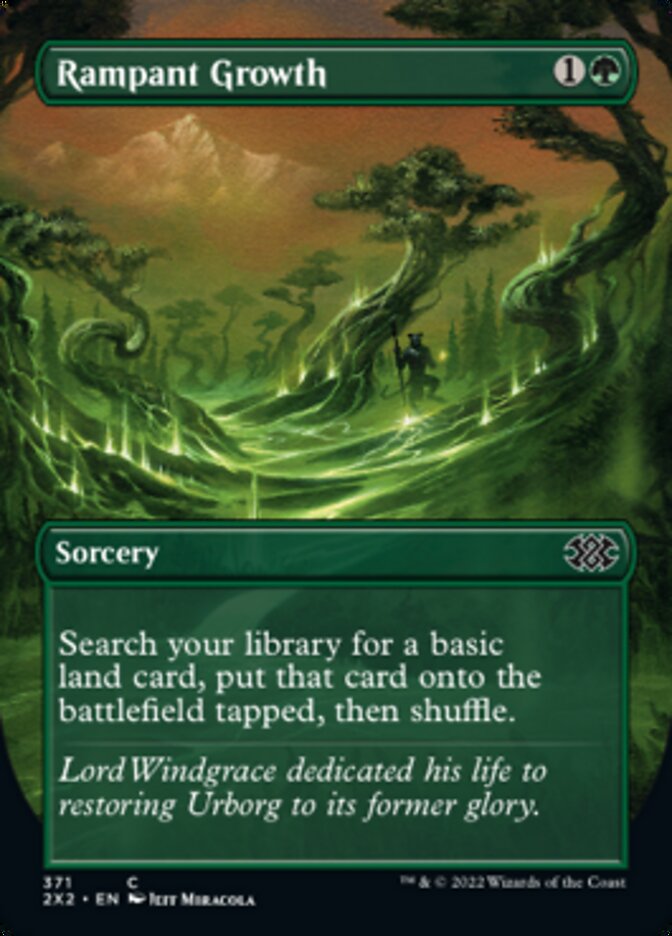 Rampant Growth (Borderless Alternate Art) [Double Masters 2022] | Enigma On Main