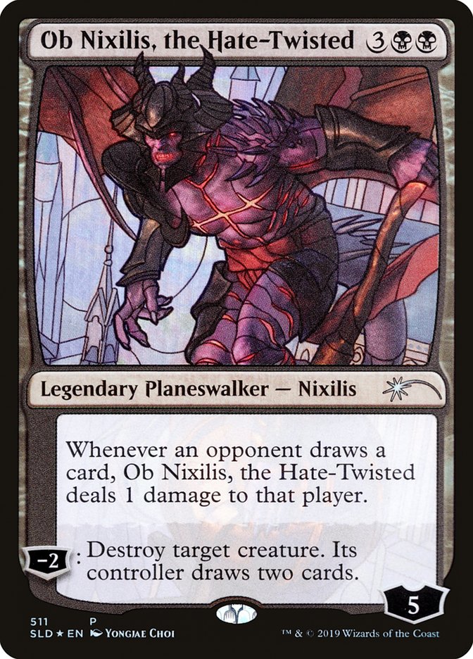 Ob Nixilis, the Hate-Twisted (Stained Glass) [Secret Lair Drop Promos] | Enigma On Main