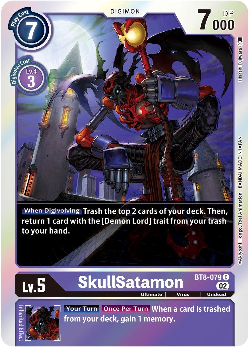 SkullSatamon [BT8-079] (Alternate Art) [Starter Deck: Beelzemon Advanced Deck Set] | Enigma On Main