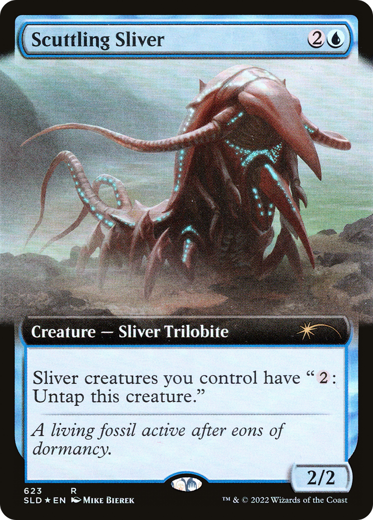 Scuttling Sliver (Extended Art) [Secret Lair Drop Promos] | Enigma On Main