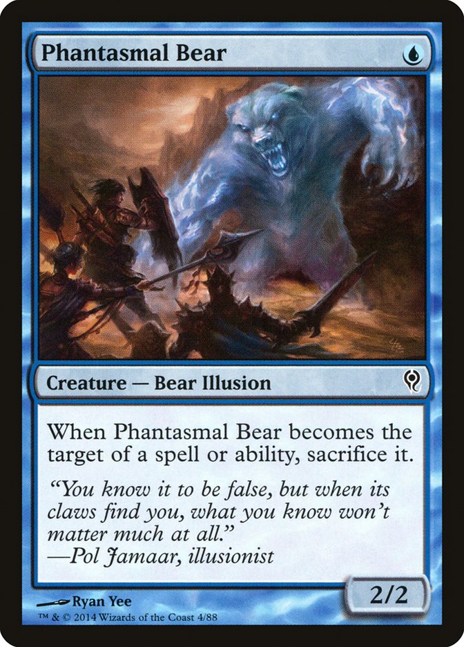 Phantasmal Bear [Duel Decks: Jace vs. Vraska] | Enigma On Main