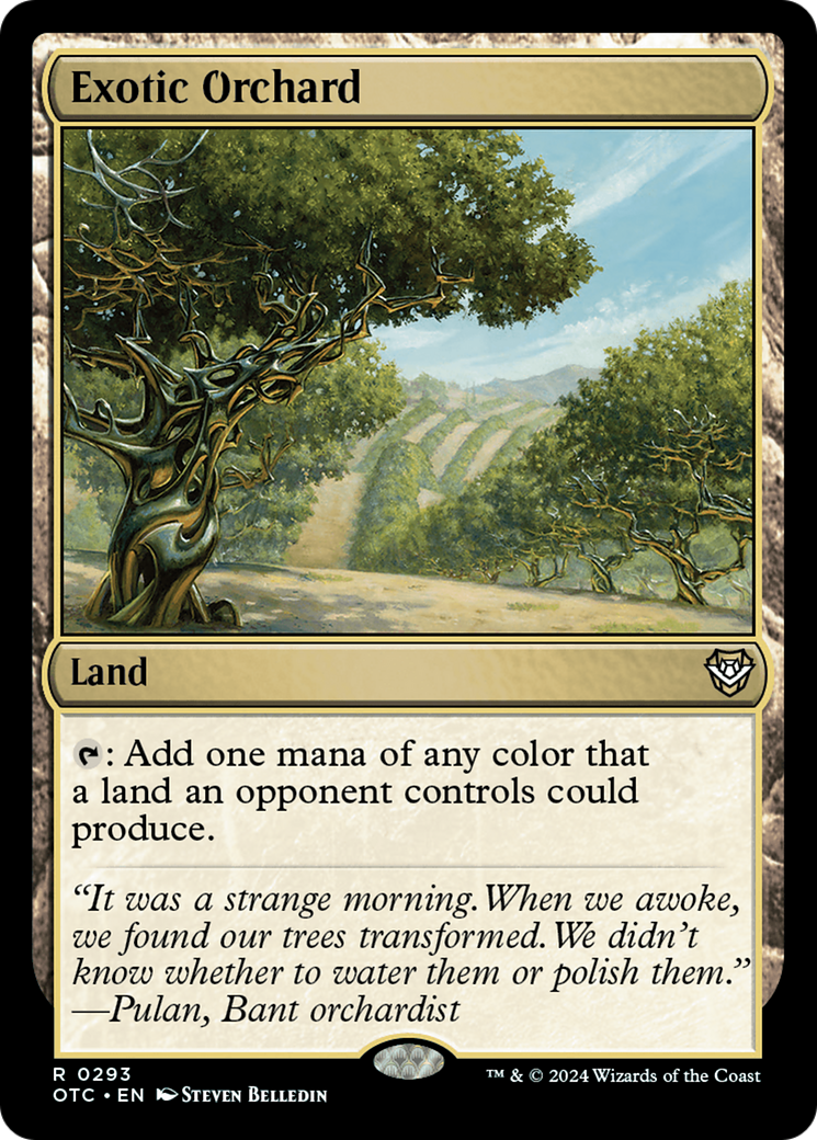 Exotic Orchard [Outlaws of Thunder Junction Commander] | Enigma On Main