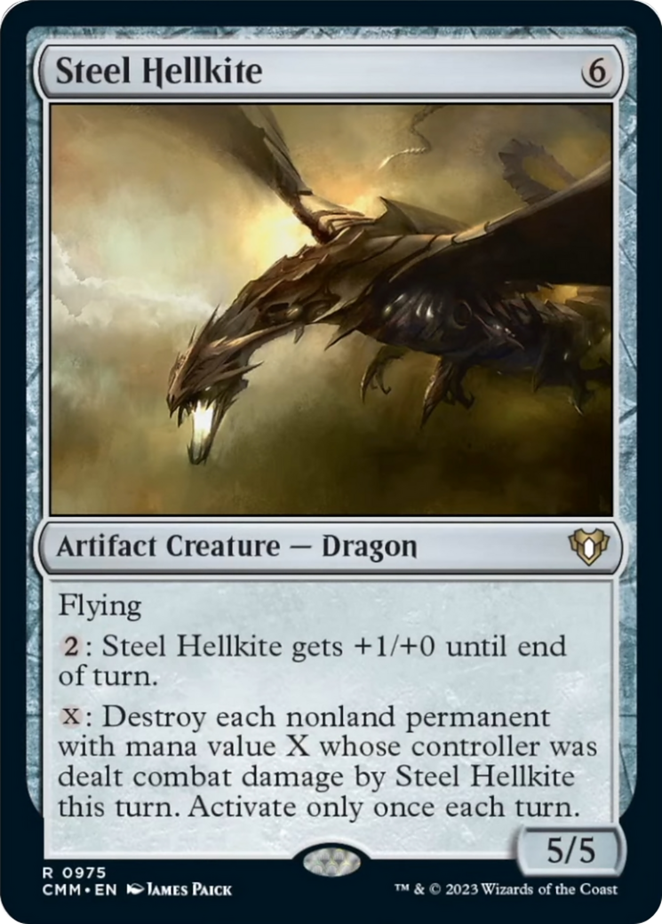 Steel Hellkite [Commander Masters] | Enigma On Main