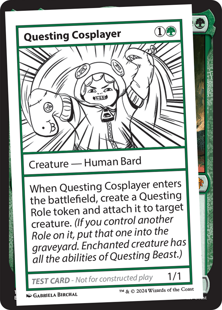 Questing Cosplayer [Mystery Booster 2 Playtest Cards] | Enigma On Main