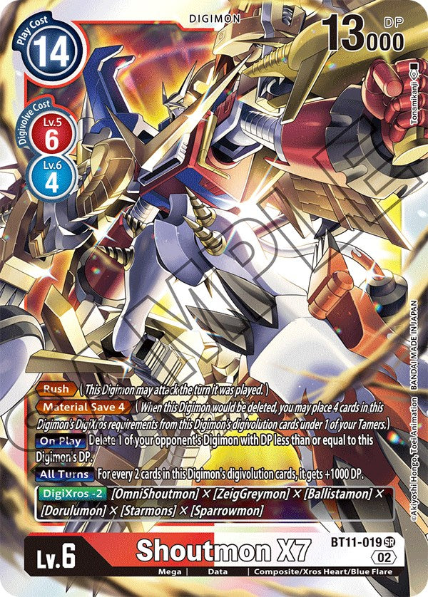 Shoutmon X7 [BT11-019] [Dimensional Phase] | Enigma On Main