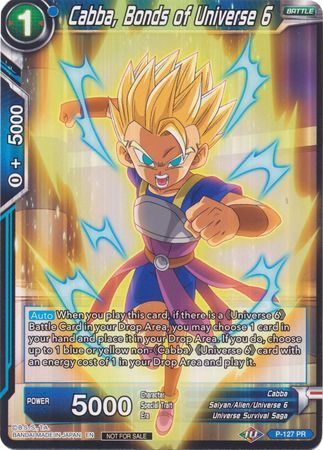 Cabba, Bonds of Universe 6 (Shop Tournament: Assault of Saiyans) (P-127) [Promotion Cards] | Enigma On Main