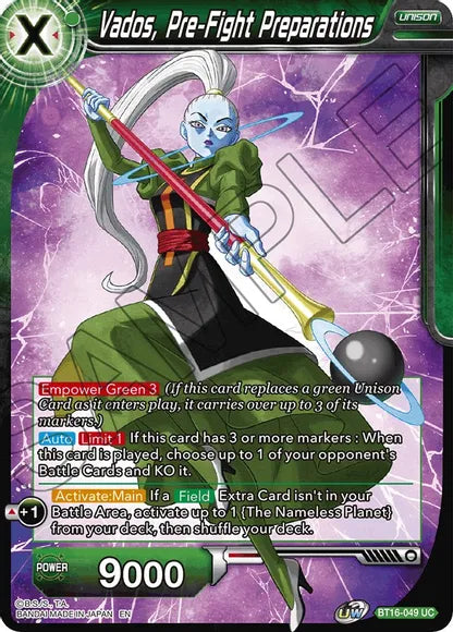 Vados, Pre-Fight Preparations (BT16-049) [Realm of the Gods] | Enigma On Main