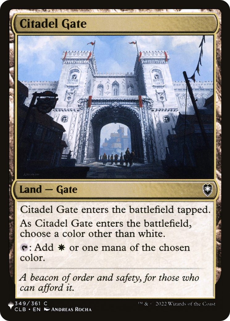 Citadel Gate [The List] | Enigma On Main