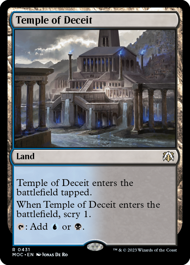 Temple of Deceit [March of the Machine Commander] | Enigma On Main