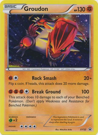 Groudon (XY52) (Jumbo Card) [XY: Black Star Promos] | Enigma On Main