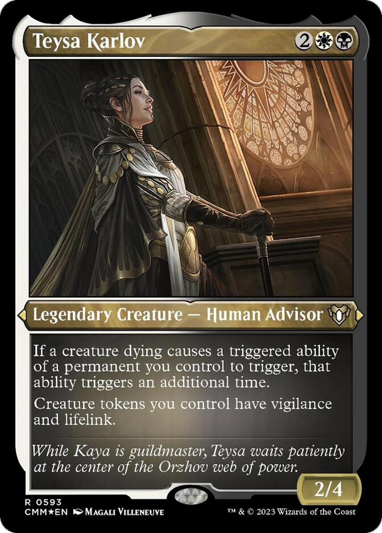 Teysa Karlov (Foil Etched) [Commander Masters] | Enigma On Main