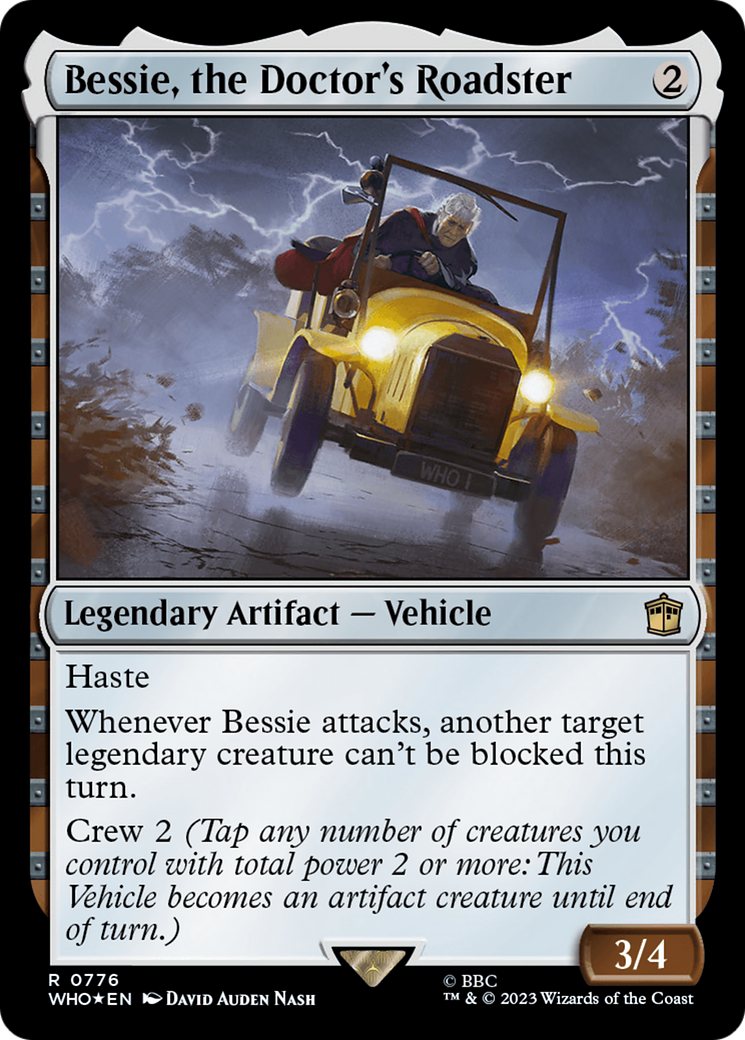 Bessie, the Doctor's Roadster (Surge Foil) [Doctor Who] | Enigma On Main