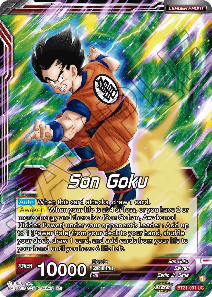 Son Goku // Son Goku, for the Sake of Family (BT21-001) [Wild Resurgence] | Enigma On Main