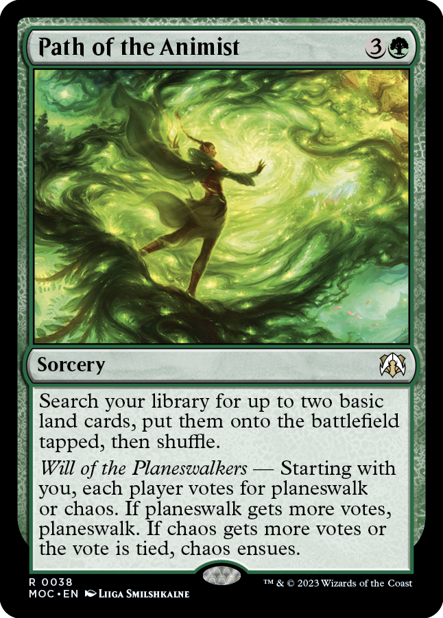 Path of the Animist [March of the Machine Commander] | Enigma On Main