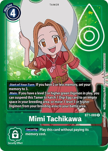 Mimi Tachikawa [BT1-089] (Official Tournament Pack Vol.3) [Release Special Booster Promos] | Enigma On Main