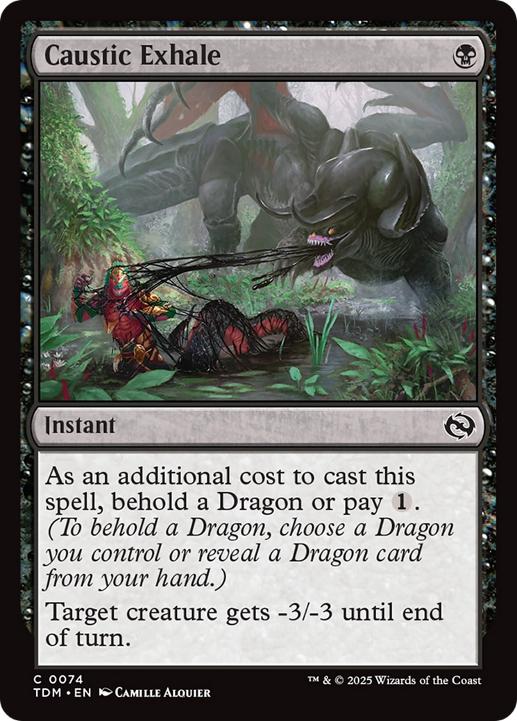 Caustic Exhale [Tarkir: Dragonstorm] | Enigma On Main