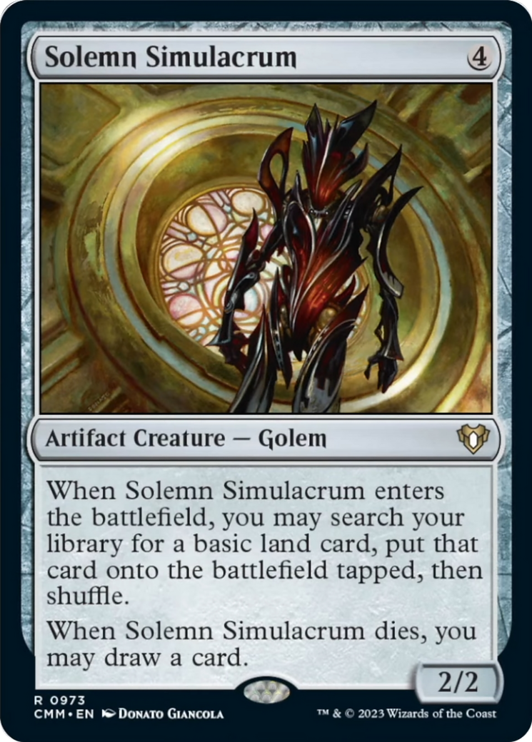 Solemn Simulacrum [Commander Masters] | Enigma On Main