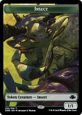 Insect // Sheep Double-Sided Token [Dominaria Remastered Tokens] | Enigma On Main