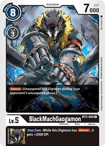 BlackMachGaogamon [BT5-068] [Battle of Omni] | Enigma On Main