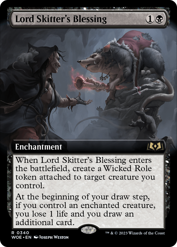 Lord Skitter's Blessing (Extended Art) [Wilds of Eldraine] | Enigma On Main