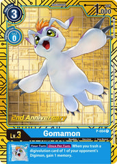 Gomamon [P-004] (2nd Anniversary Card Set) [Promotional Cards] | Enigma On Main