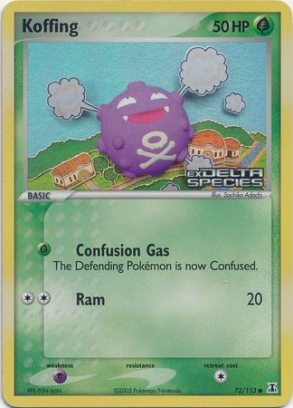 Koffing (72/113) (Stamped) [EX: Delta Species] | Enigma On Main