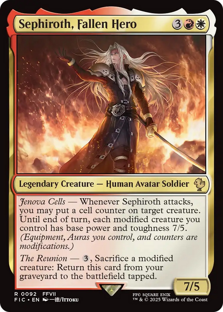 Sephiroth, Fallen Hero [FINAL FANTASY Commander] | Enigma On Main