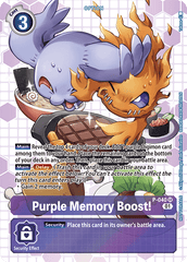 Purple Memory Boost! [P-040] (Box Promotion Pack - Next Adventure) [Promotional Cards] | Enigma On Main