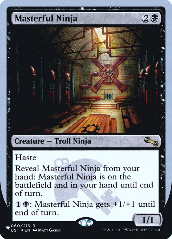 Masterful Ninja (Unfinity Foil Edition) [The List] | Enigma On Main