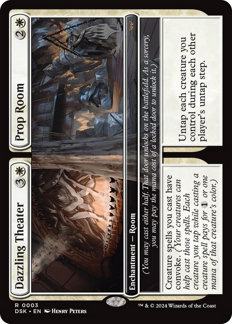 Dazzling Theater // Prop Room (Promo Pack) [Duskmourn: House of Horror Promos] | Enigma On Main