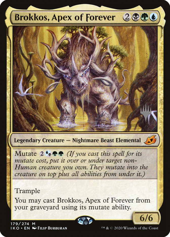 Brokkos, Apex of Forever (Promo Pack) [Ikoria: Lair of Behemoths Promos] | Enigma On Main